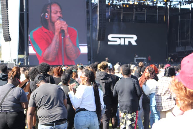 SiR performs at Dreamville Festival at Dorothea Dix Park in Raleigh on Saturday, April 1, 2023.