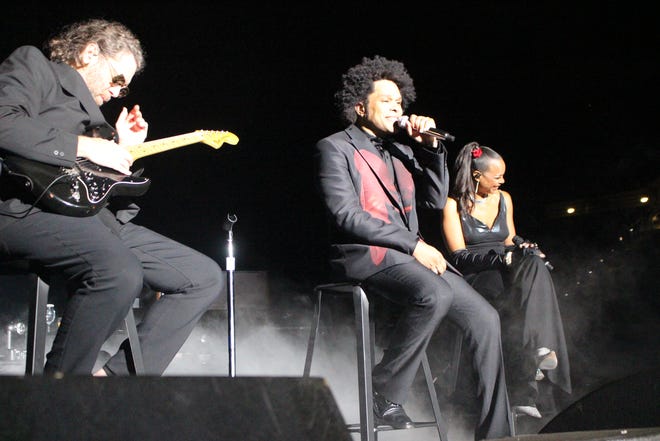R&B singer Maxwell, with opening act BJ the Chicago Kid, performed at the Crown Coliseum in Fayetteville on Friday, Oct. 20, 2023, during 'Night: The Trilogy Tour.'