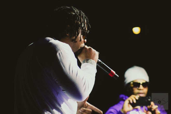 Webbie performs during the  'Jeezy and Friends' show at the Crown Coliseum on Saturday, Nov. 25, 2023.