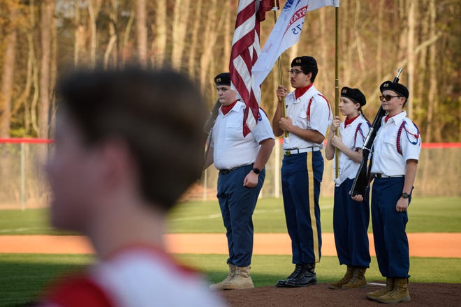 Freedom Christian Academy plays their first game on their new baseball field against St. Pauls on Thursday, March 14, 2024.