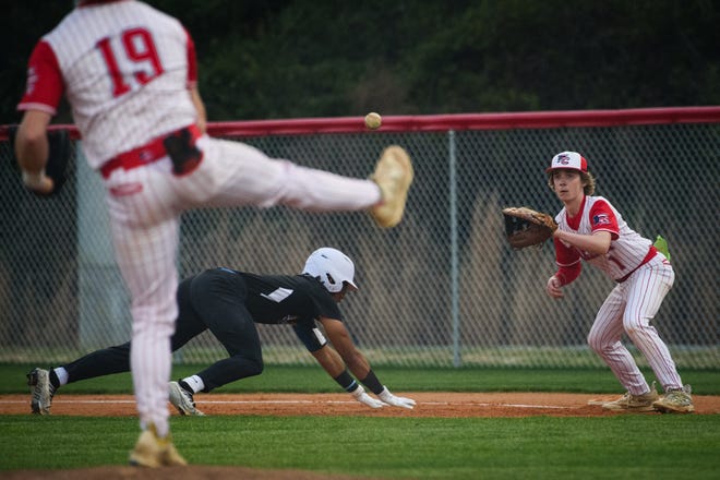 Freedom Christian Academy plays their first game on their new baseball field against St. Pauls on Thursday, March 14, 2024.