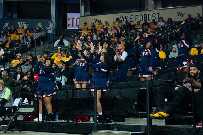 Terry Sanford takes on West Rowan in the 2024 NCHSAA girls' basketball 3A state championship on Friday, March 15, at Lawrence Joel Veterans Memorial Coliseum on Winston Salem.