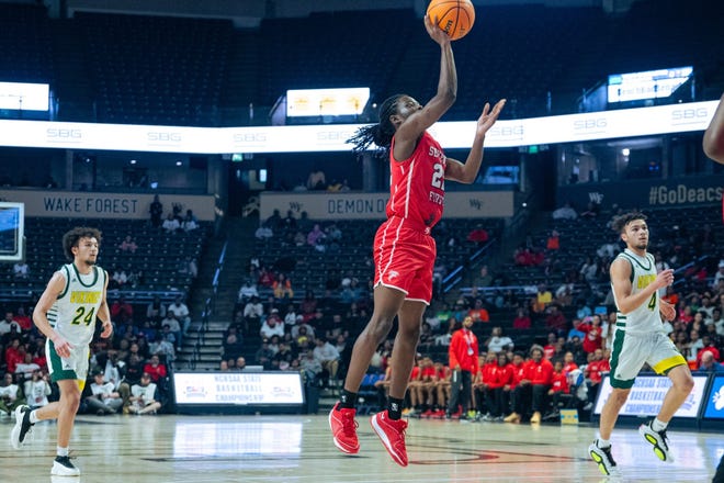 Seventy-First faces Central Cabarrus in the NCHSAA 3A boys' basketball state championship game on Friday, March 15, 2024, in Winston-Salem.