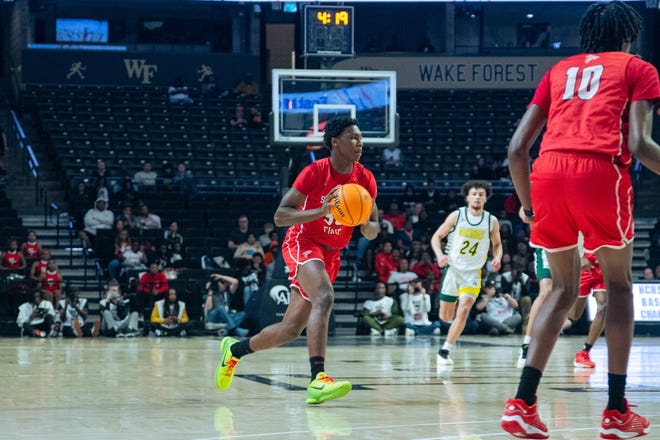 Seventy-First faces Central Cabarrus in the NCHSAA 3A boys' basketball state championship game on Friday, March 15, 2024, in Winston-Salem.