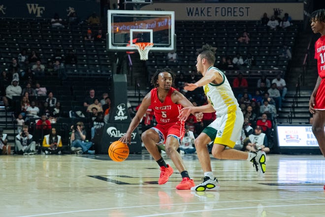 Seventy-First faces Central Cabarrus in the NCHSAA 3A boys' basketball state championship game on Friday, March 15, 2024, in Winston-Salem.