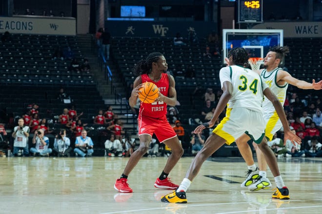 Seventy-First faces Central Cabarrus in the NCHSAA 3A boys' basketball state championship game on Friday, March 15, 2024, in Winston-Salem.